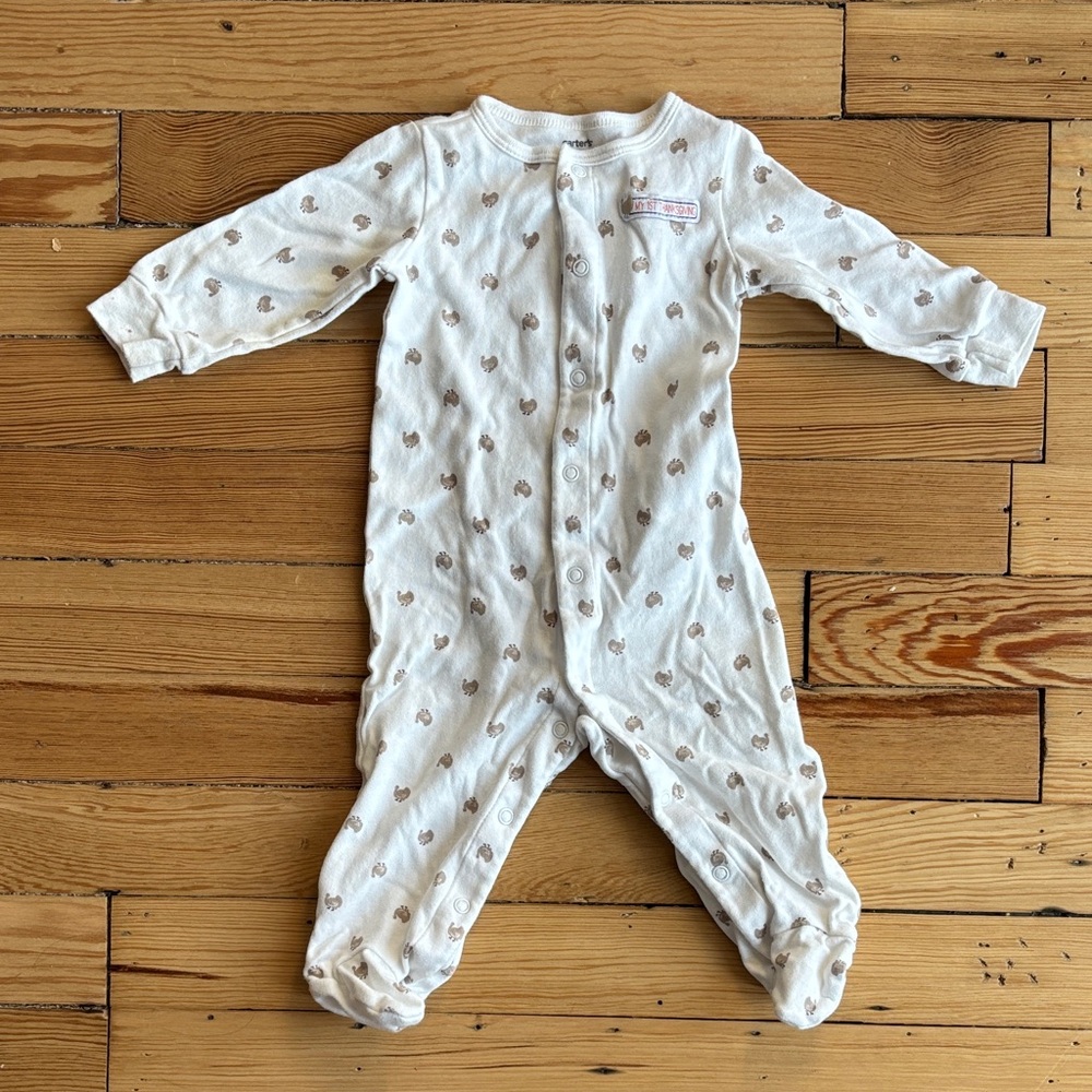 Thanksgiving PJs One Piece